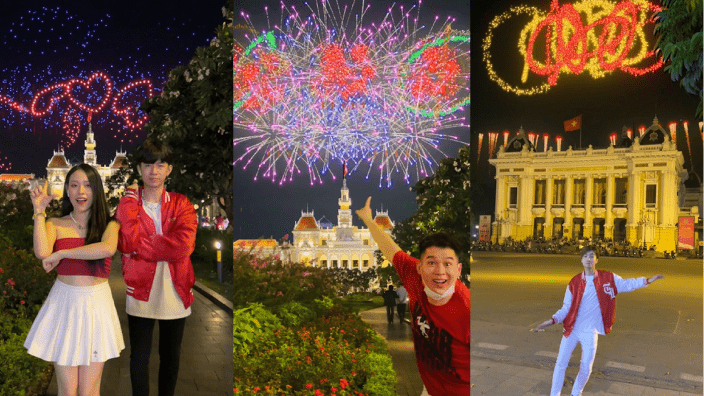 Xem pháo hoa thực tế ảo qua công nghệ AR tại Hà Nội và HCM